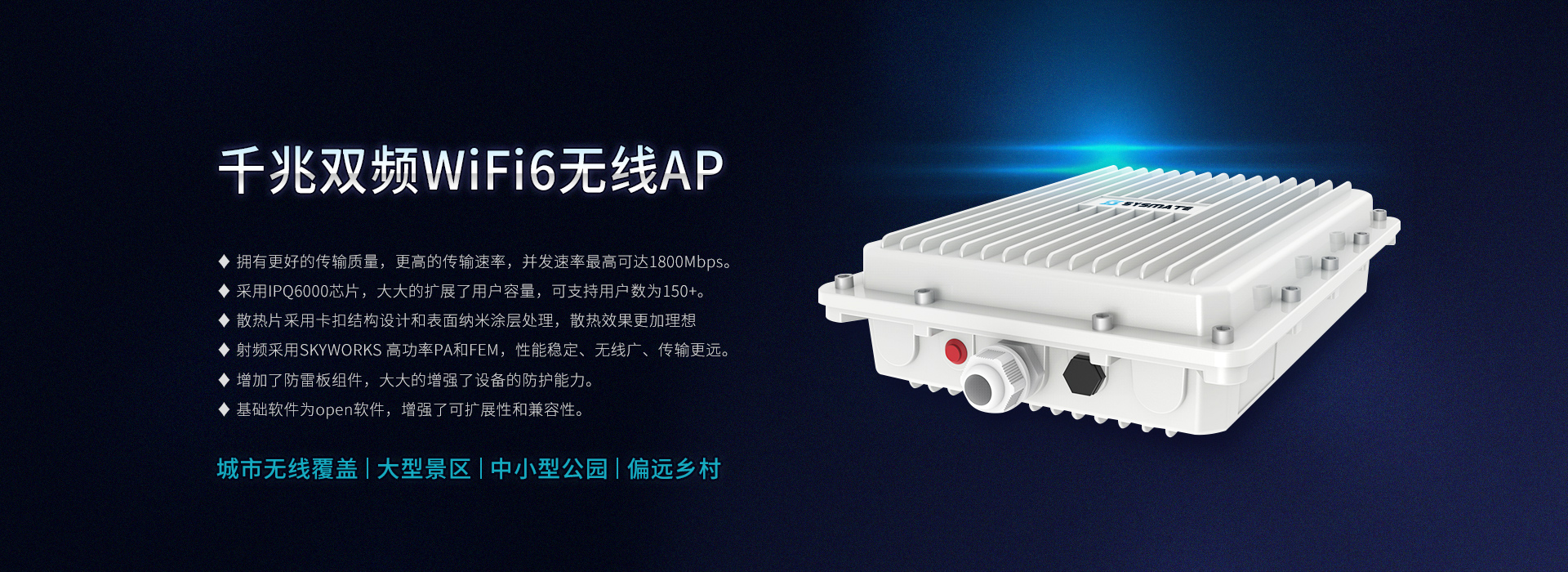 千兆雙頻WiFi6無線AP